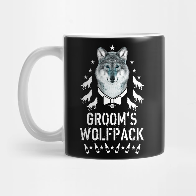 163 Wolf GROOM Wolfpack Bachelor Party Beer by Margarita7